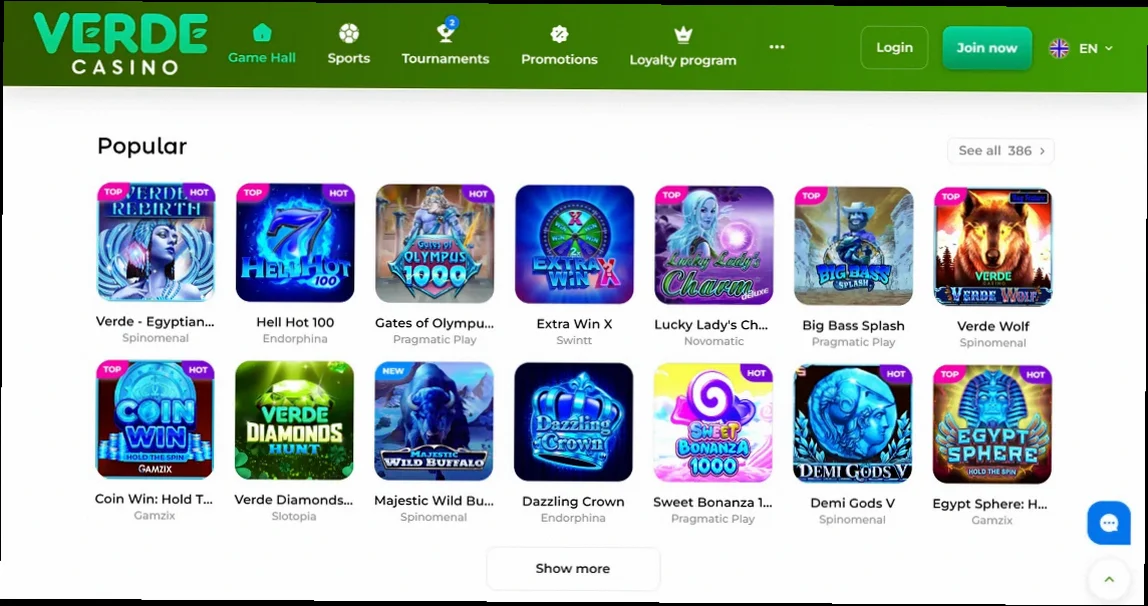 Verde Casino 12 000 SEK bonus och 220 gratissnurr